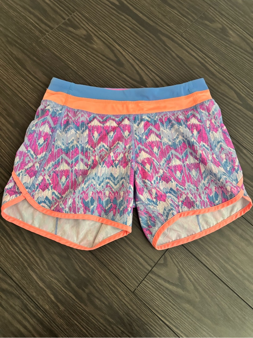 Ivivva by Lululemon Printed Running Shorts Girls Size 14